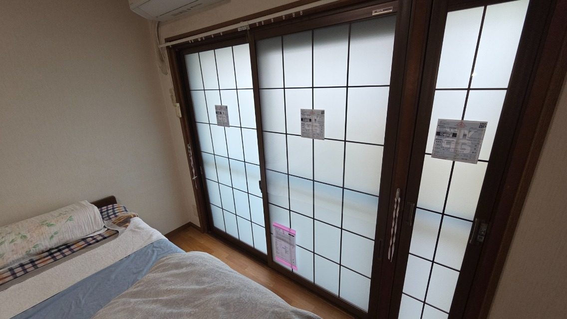 名古屋市中区の内窓工事、施工後の窓