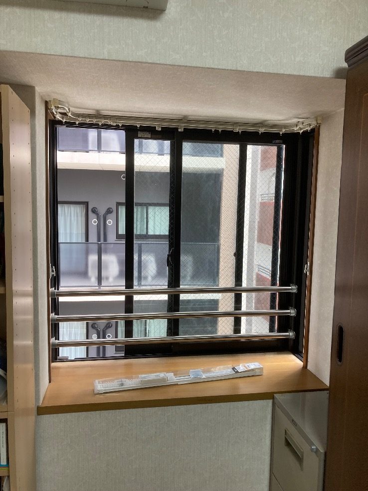 福岡市中央区 内窓設置前の窓 その3