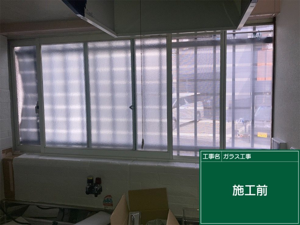 大阪市此花区の内窓（二重窓）工事 施工前