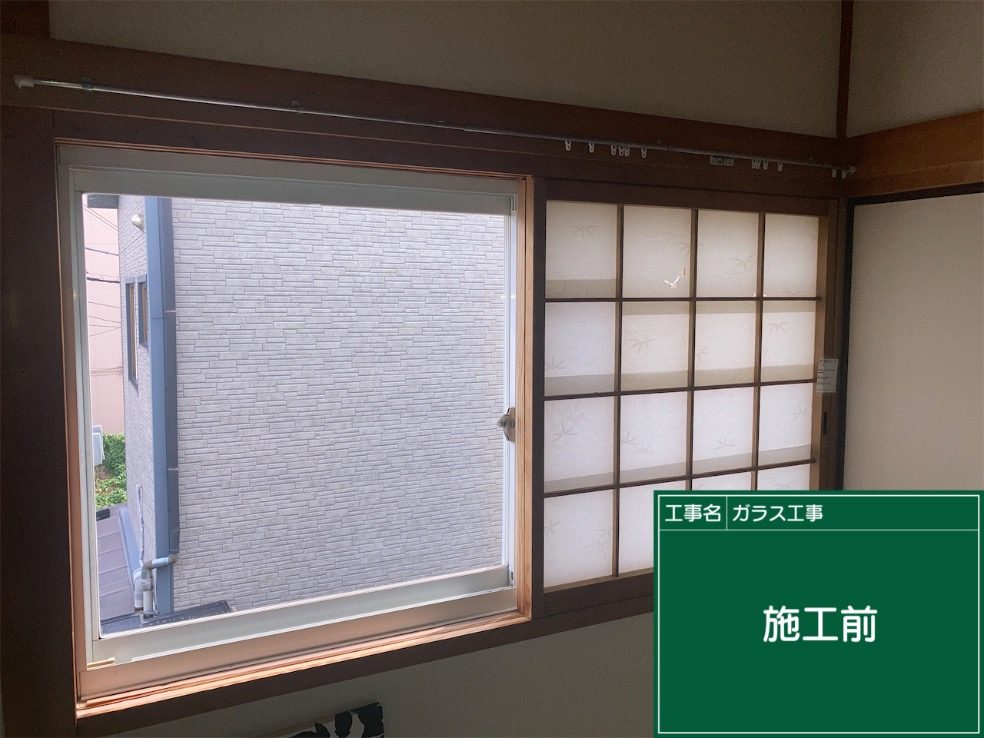大阪市此花区の内窓（二重窓）工事 施工前