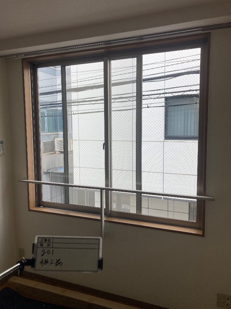 新宿区の内窓（二重窓）工事 施工前