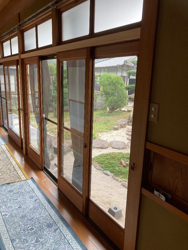 福岡県京都郡みやこ町の内窓（二重窓）工事 施工前